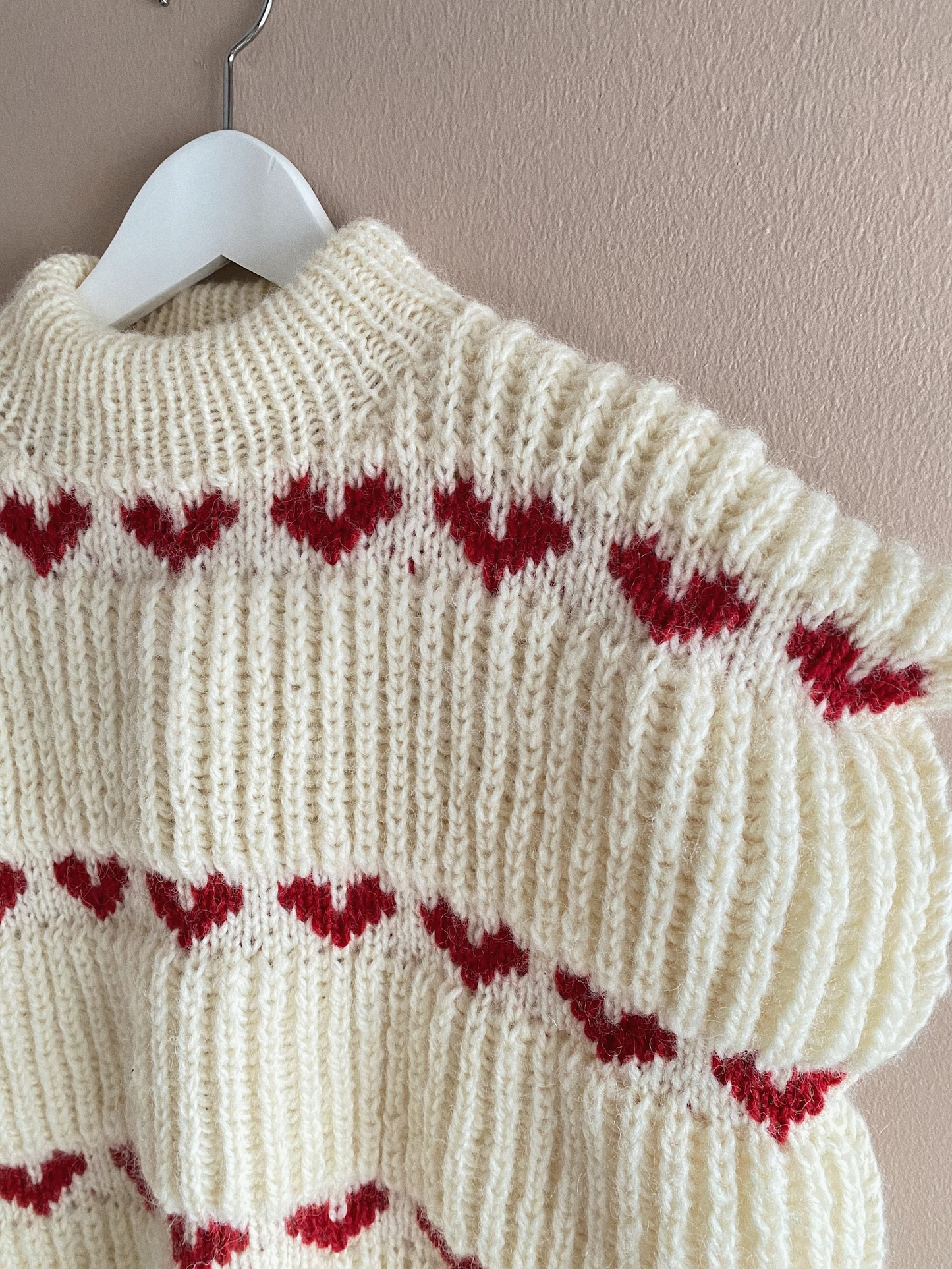 Heart Sweater Knitting Pattern