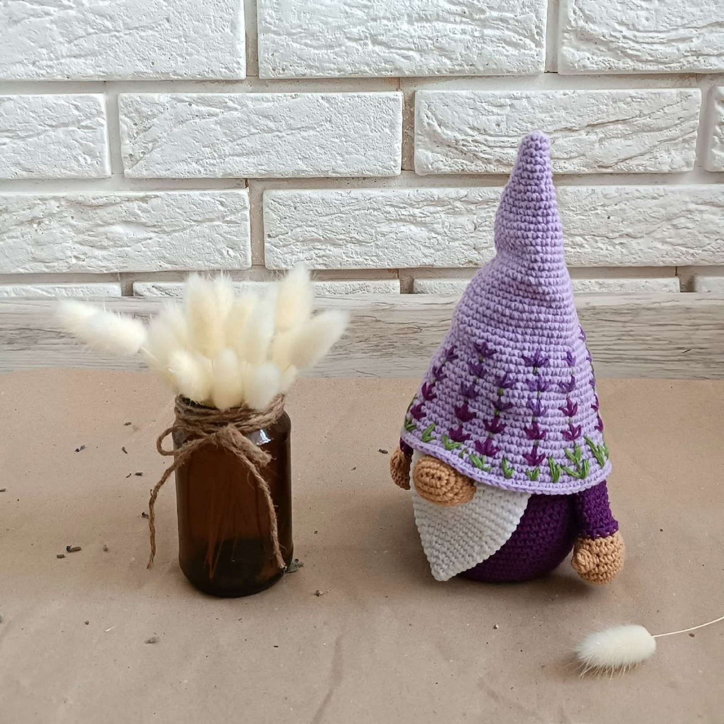 Lavender Gnome Boy Crochet pattern