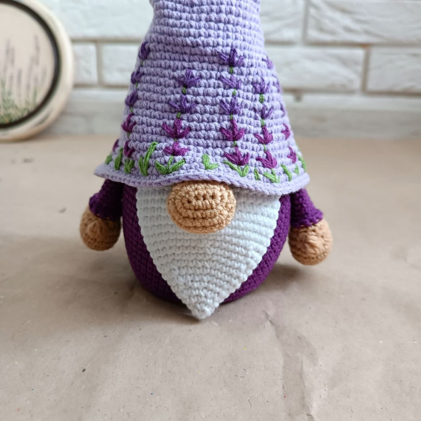 Lavender Gnome Boy Crochet pattern