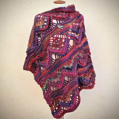 RooibosTea Poncho crochet pattern