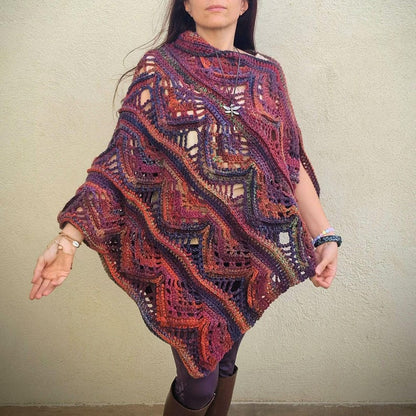 RooibosTea Poncho crochet pattern