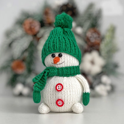 Snowman knitting pattern