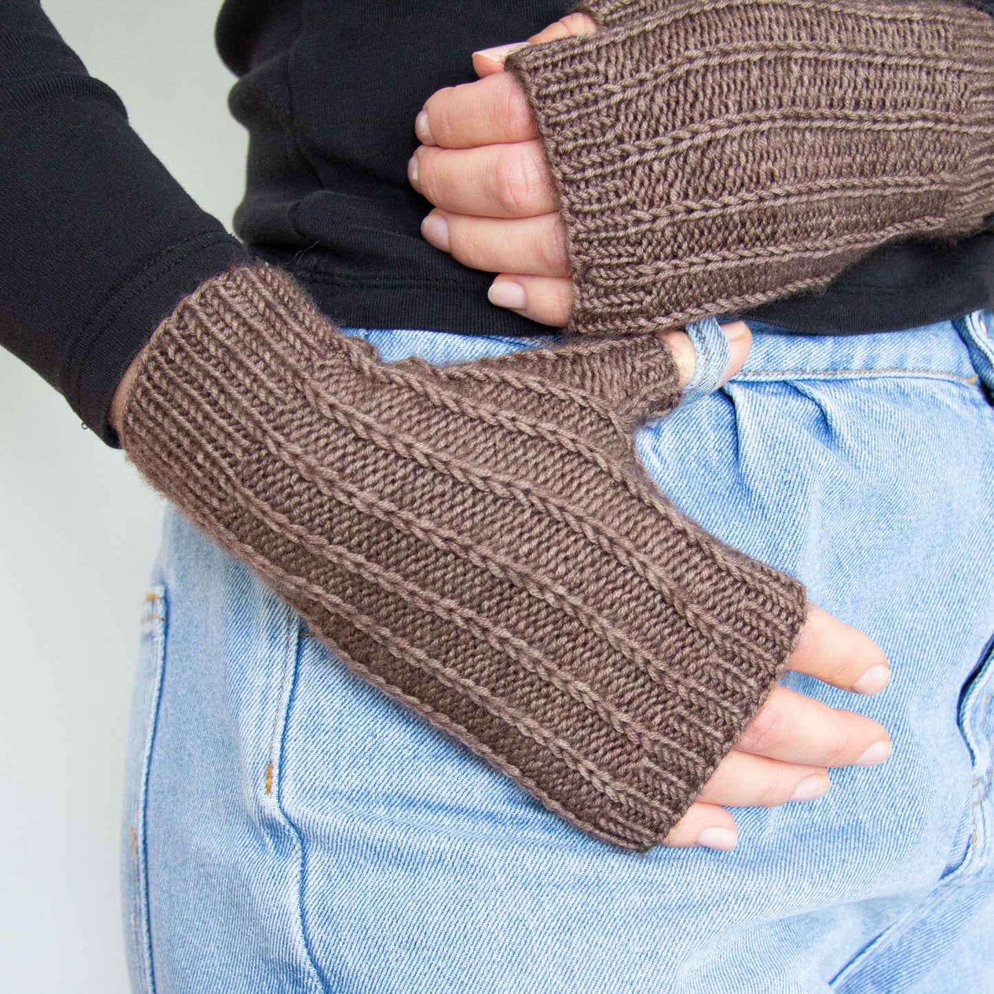 Fingerless Mittens Knitting Pattern