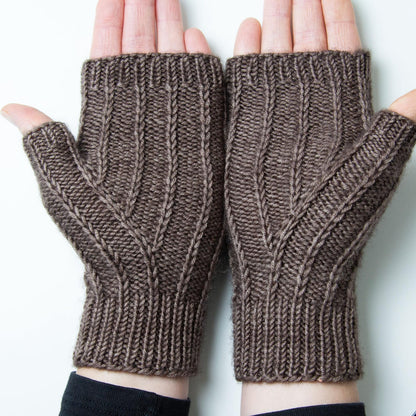 Fingerless Mittens Knitting Pattern
