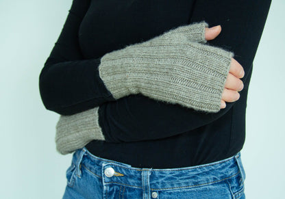 Ribbed Mitten Knitting Pattern