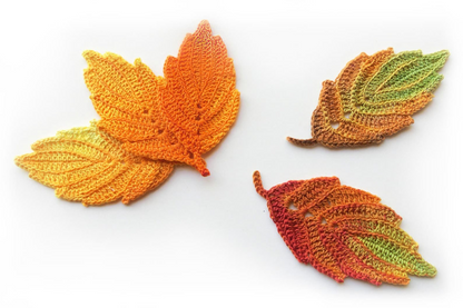 Crochet Pattern Autumn Leaves