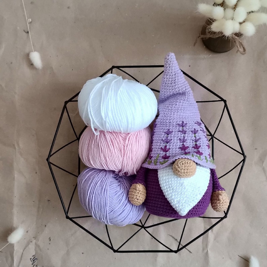 Lavender Gnome Boy Crochet pattern