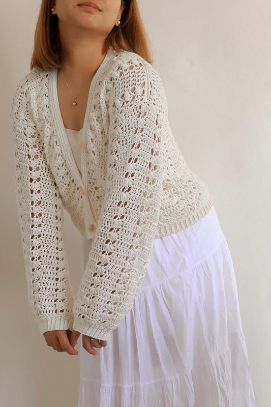 Crochet Cardigan Written Pattern