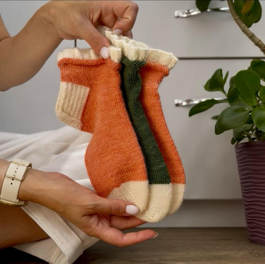 Boot Socks Knit Pattern