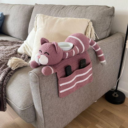 Adorable Cat Sofa Organizer Crochet Pattern