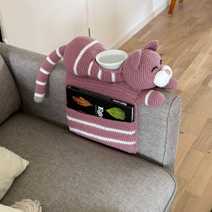 Adorable Cat Sofa Organizer Crochet Pattern